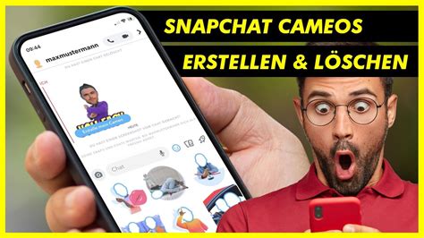 Snapchat Cameos löschen und ändern